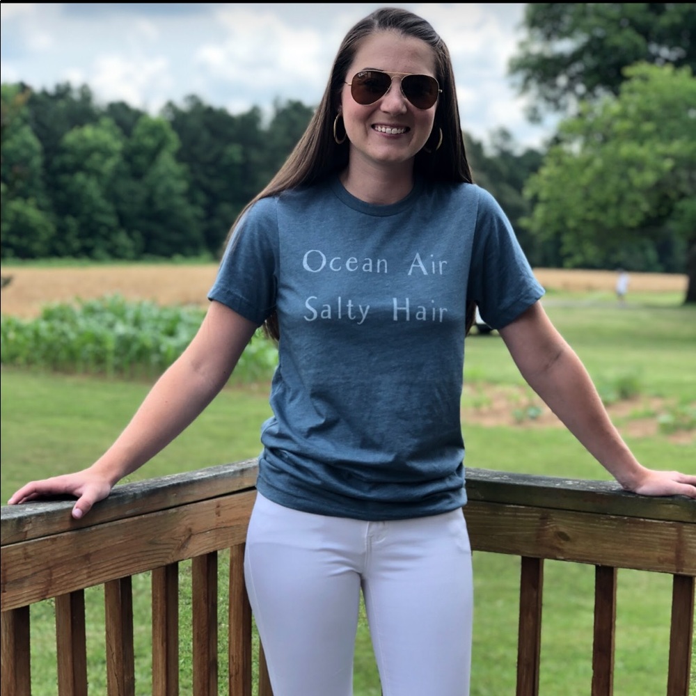 ❤️LAST 1❤️ Ocean air salty hair tee